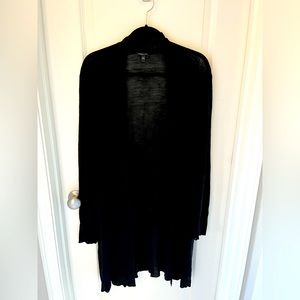 Eileen Fisher Organic Linen Cotton Airy Tuck Long Cardigan